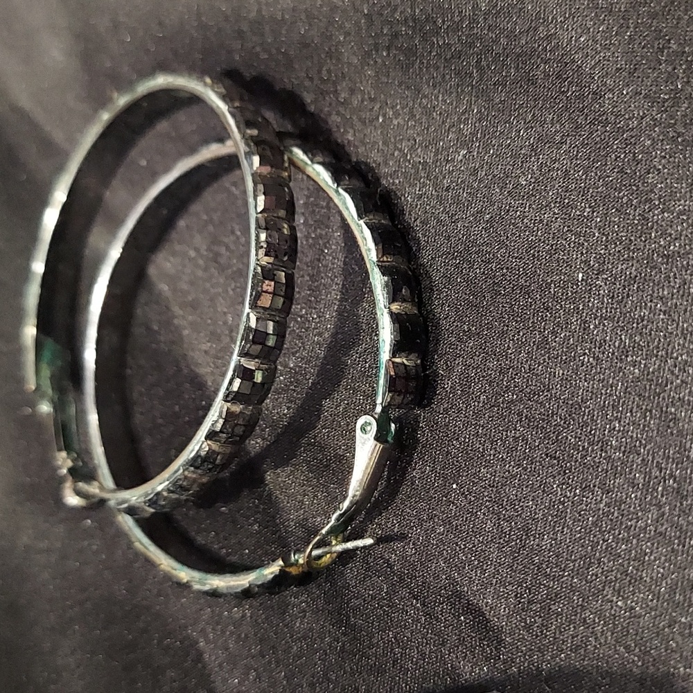 Studded Hoop Earrings
